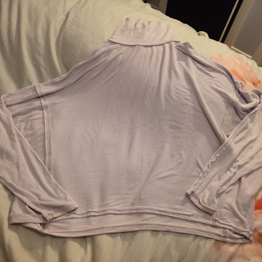 We The Free Lavender Long Sleeve Top